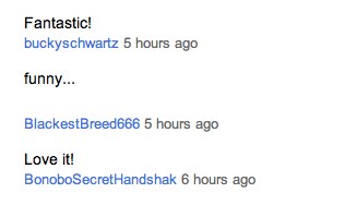 YouTube comments on The Tailor